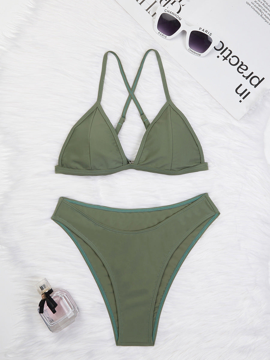 Damen Dreieck Bikini Set mit verstellbaren Trägern von MODEGEIST