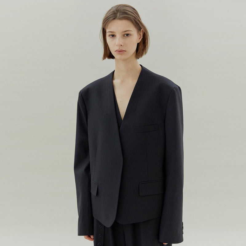 Stilvolles Damen Blazer-Set im Oversize-Schnitt mit modernen Details