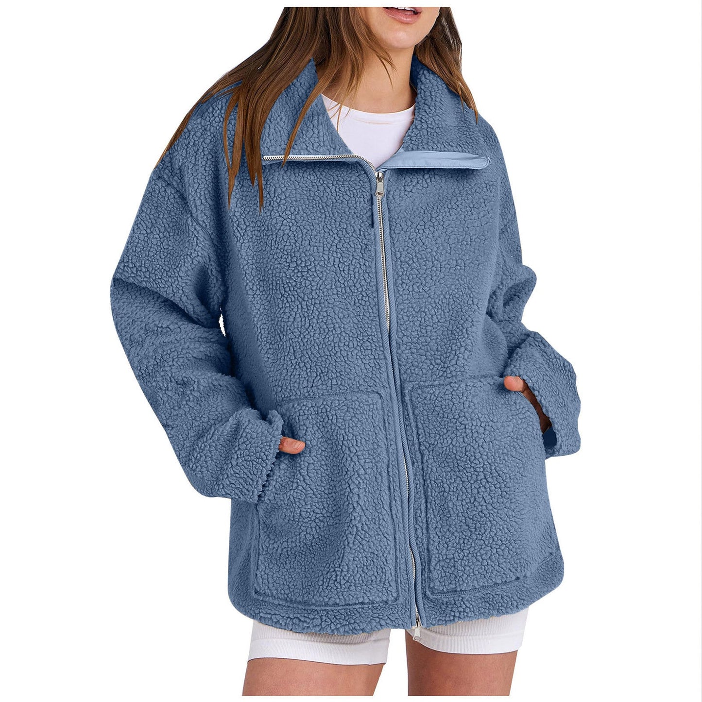 Damen Gemütlicher Fleece-Hoodie ModeGeist
