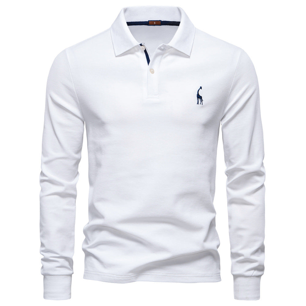 Herren Poloshirt mit klassischer Passform und kontrastierendem Kragen ModeGeist