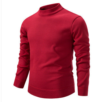 Herren Hochwertiger Strickpullover mit modernem Stehkragen ModeGeist