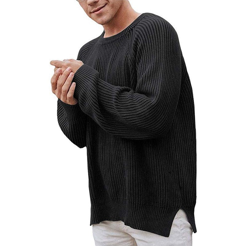 Herren eleganter Strickpullover mit strukturiertem Design und modernem Schnitt ModeGeist
