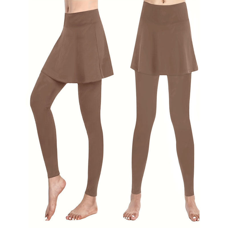 Damen Leggings mit integrierter Skirtschnitt ModeGeist