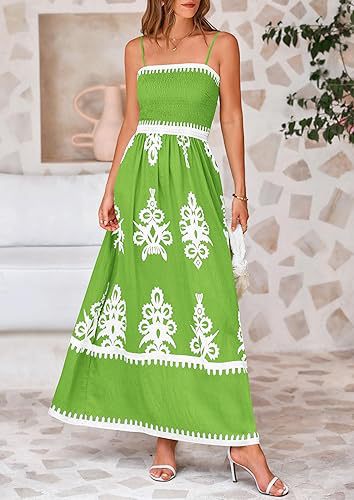 Elegantes Maxikleid für Damen mit Bordüre von MODEGEIST