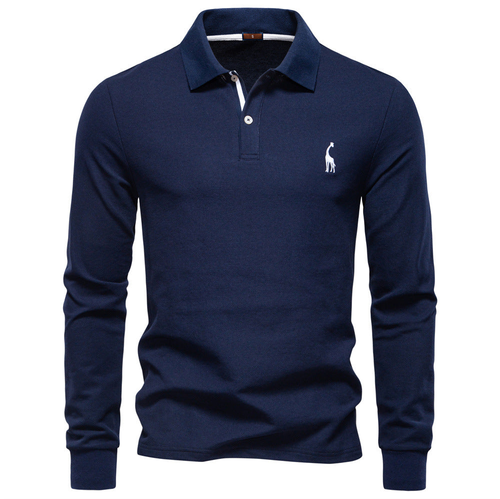 Herren Poloshirt mit klassischer Passform und kontrastierendem Kragen ModeGeist