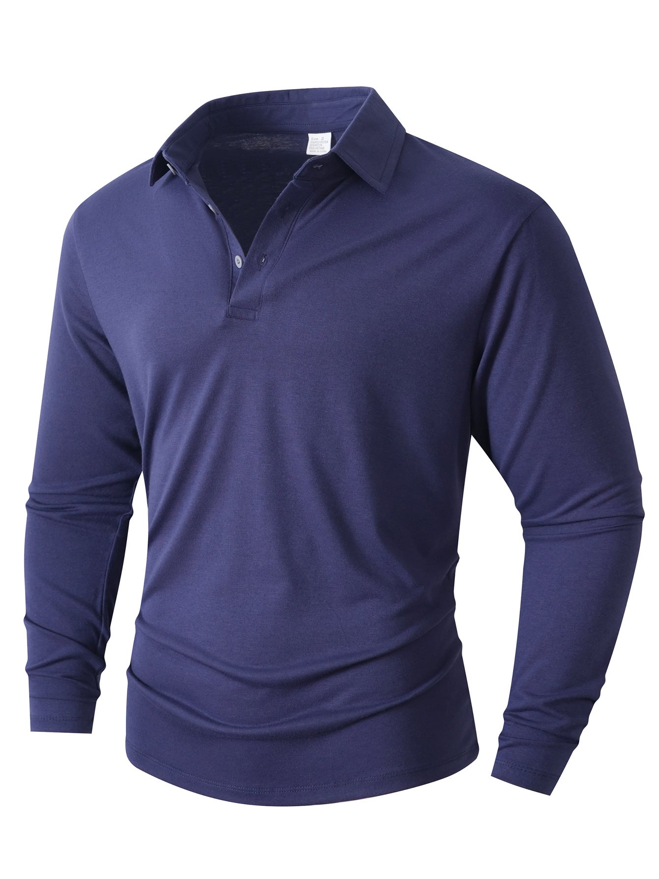 Herren Langarm Poloshirt mit modernem Schnitt ModeGeist