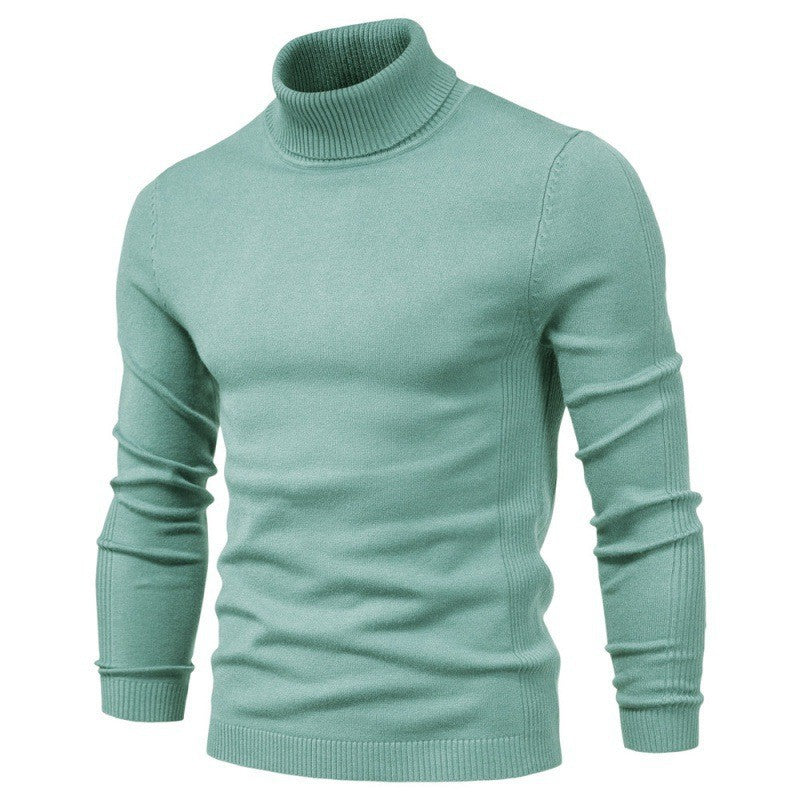 Herren Grober Rollkragenpullover aus wärmendem Material mit strukturierter Oberfläche ModeGeist