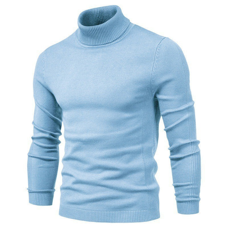 Herren modischer Rollkragenpullover aus feiner Merinowolle ModeGeist