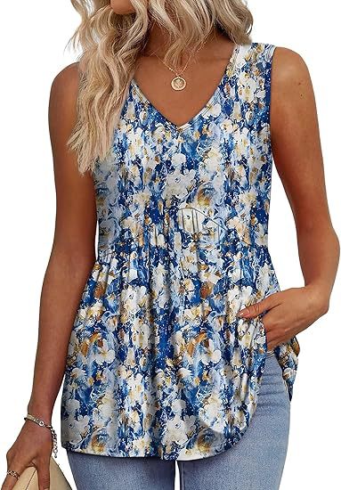 MODEGEIST Damen Casual Top Ärmellos Relaxed Fit Vielseitig