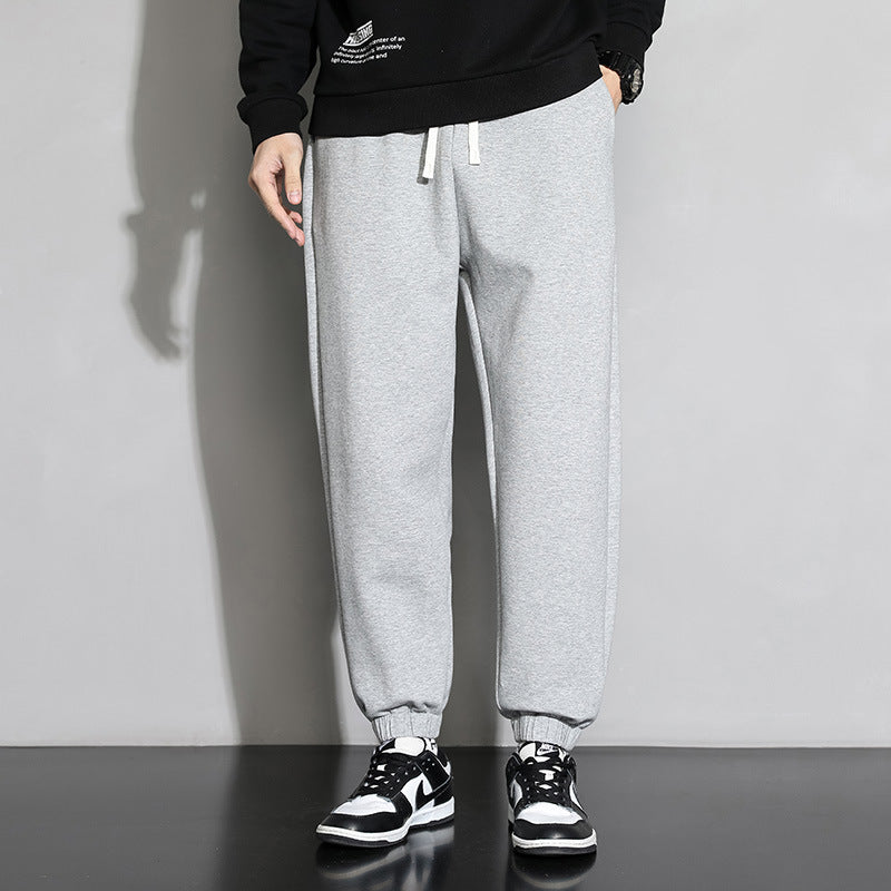 Herren lässige Sweatpants mit elastischem Bund und seitlichen Taschen ModeGeist