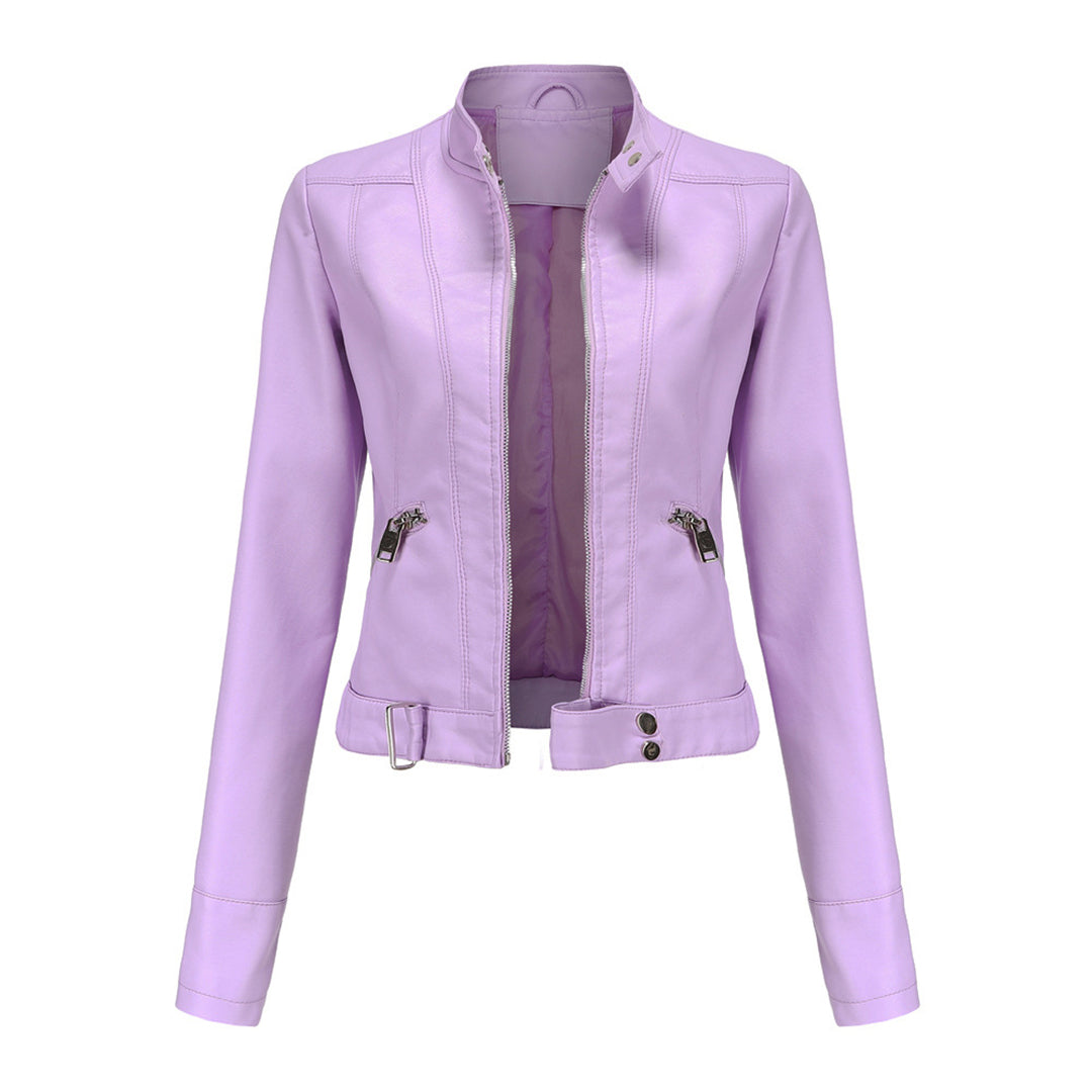 Stilvolle und zeitlose Damen Lederjacke OXANA (kurz)