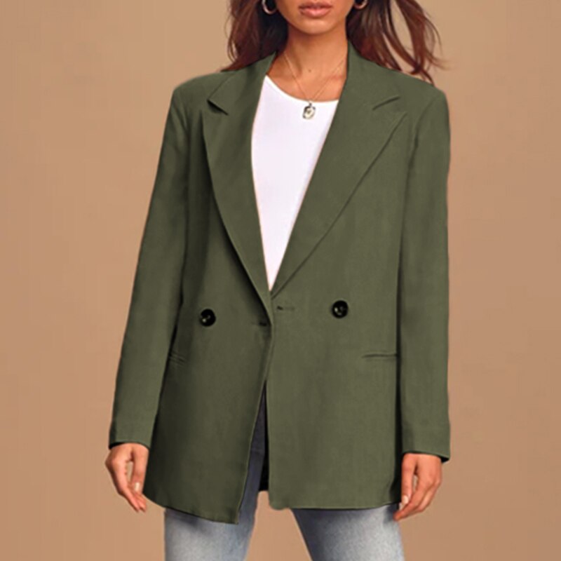 ModeGeist | Blazer - Oversized Fit - Zweireihig mit Knöpfen - Klassische Revers