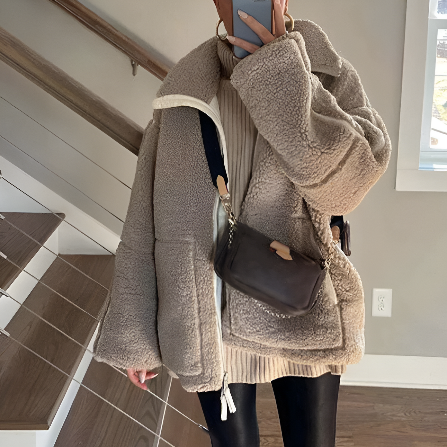 ModeGeist | Gemütliche Teddy Zip Up Jacke