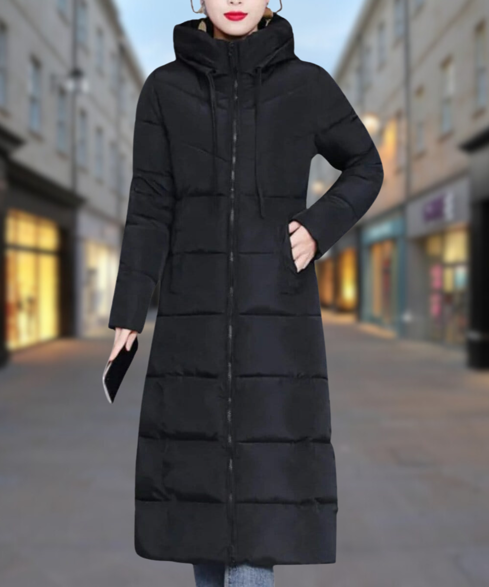 ModeGeist | Lange Winter Baumwolljacke Mittellang Dicke Daunenjacke