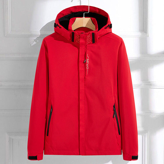 ModeGeist | Stilvoll Regenjacke - mit Kapuze