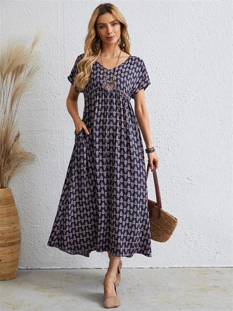 Johannas geräumiges, lässiges Vintage-Kleid