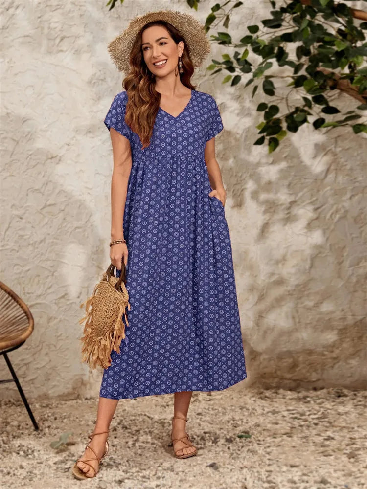 Johannas geräumiges, lässiges Vintage-Kleid