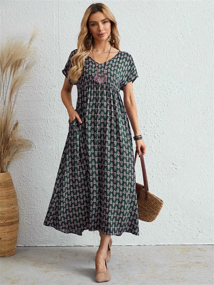 Johannas geräumiges, lässiges Vintage-Kleid