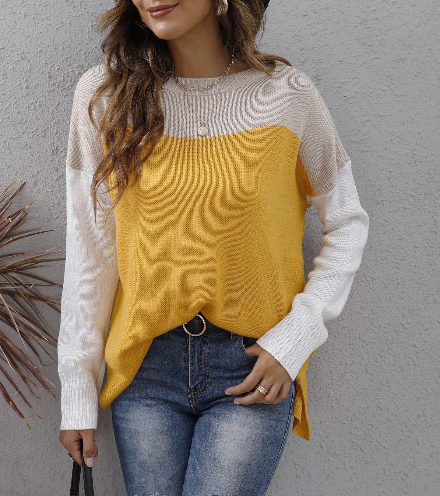 ModeGeist | Strickpullover Rundhalsausschnitt