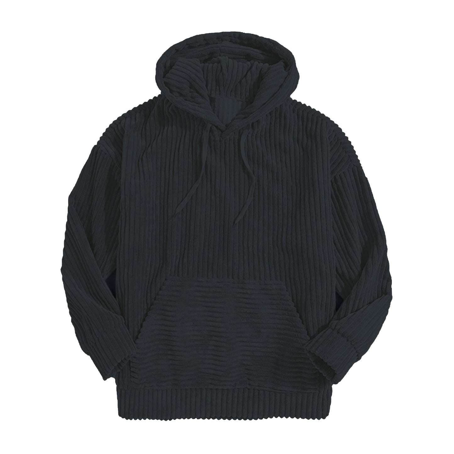 Einfarbiger Cord-Hoodie von Fudus
