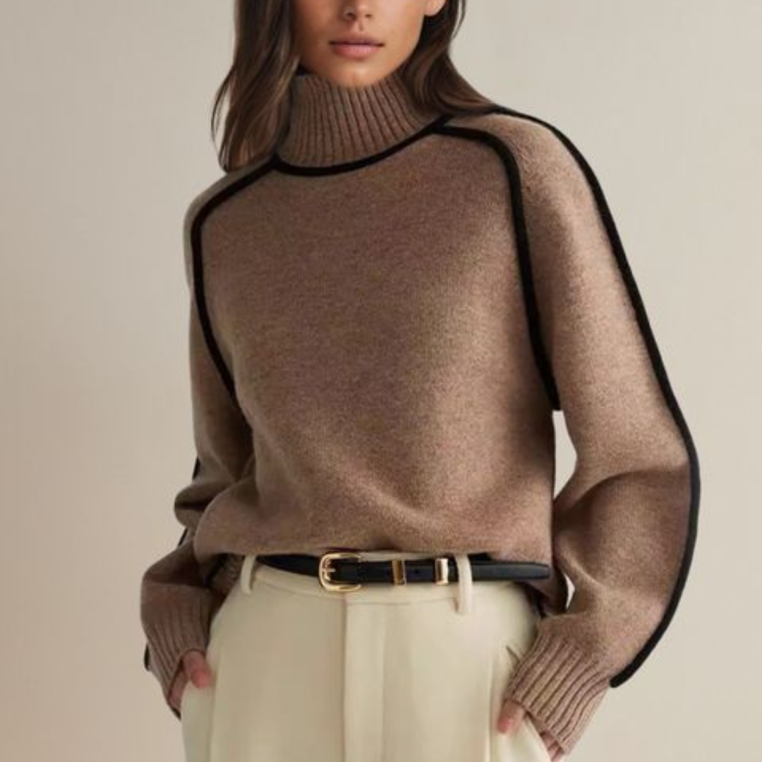 ModeGeist | Eleganter Rollkragenpullover für Stilvolle Outfits