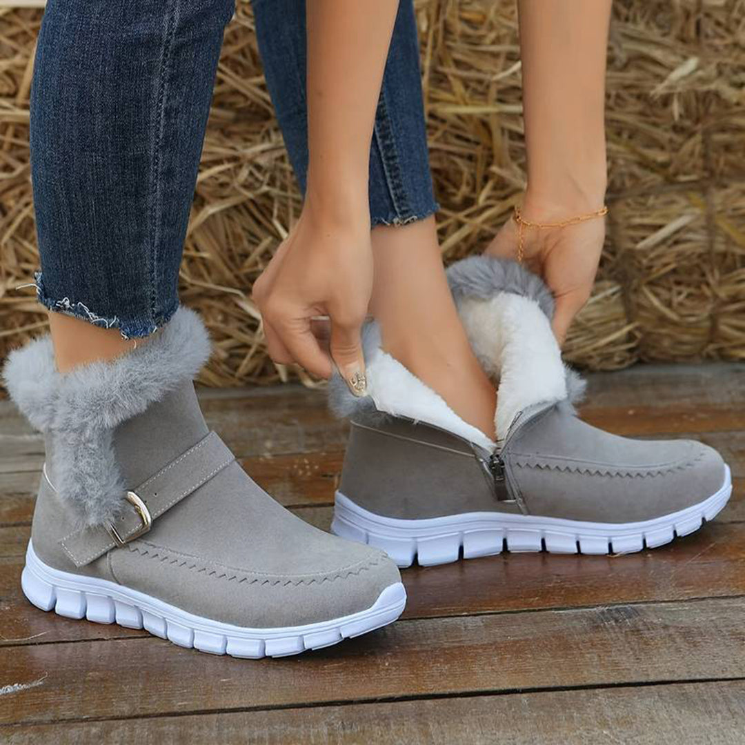 ModeGeist | Winterstiefel mit sportlicher Sohle Paula