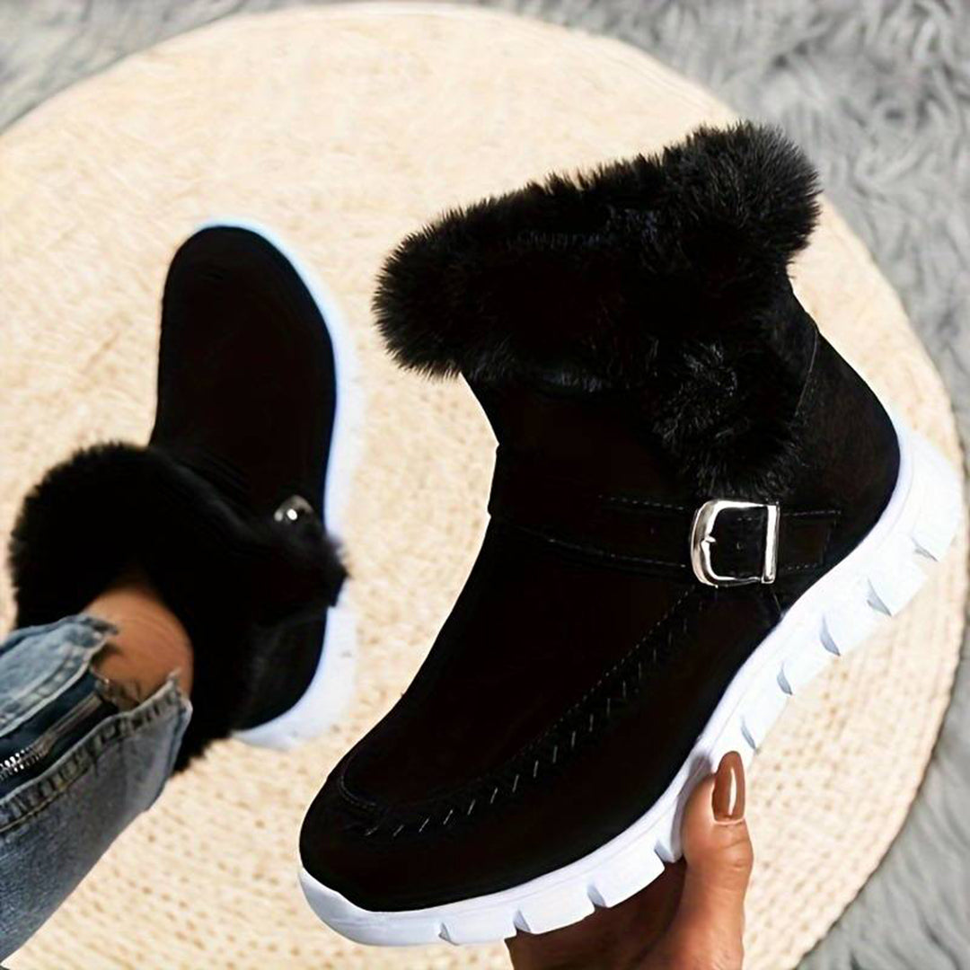 ModeGeist | Winterstiefel mit sportlicher Sohle Paula