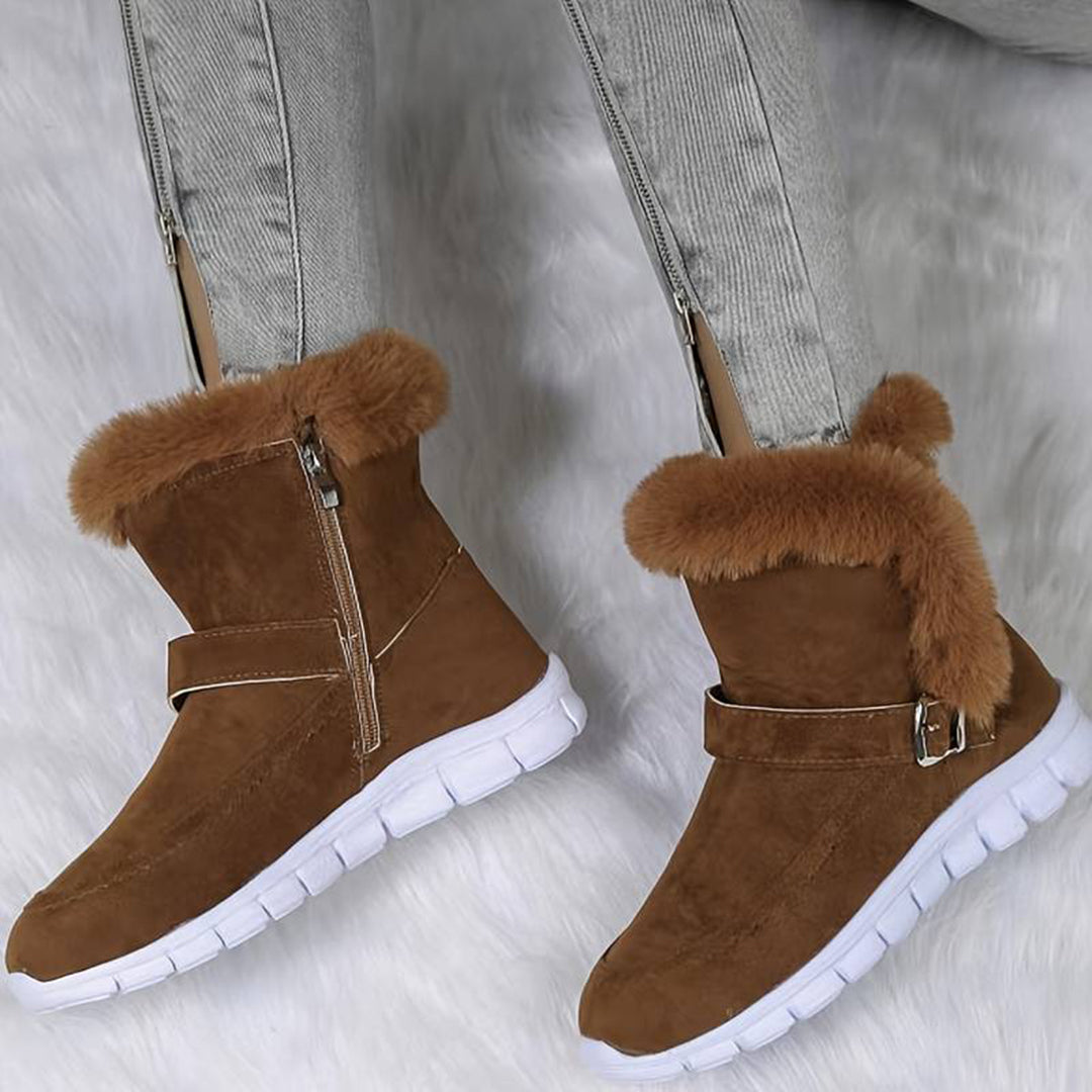ModeGeist | Winterstiefel mit sportlicher Sohle Paula