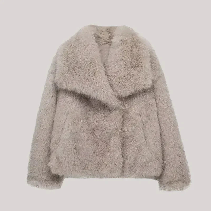 ModeGeist | Pelzjacke für Damen Luxus und Komfort Perfekt für Den Winter
