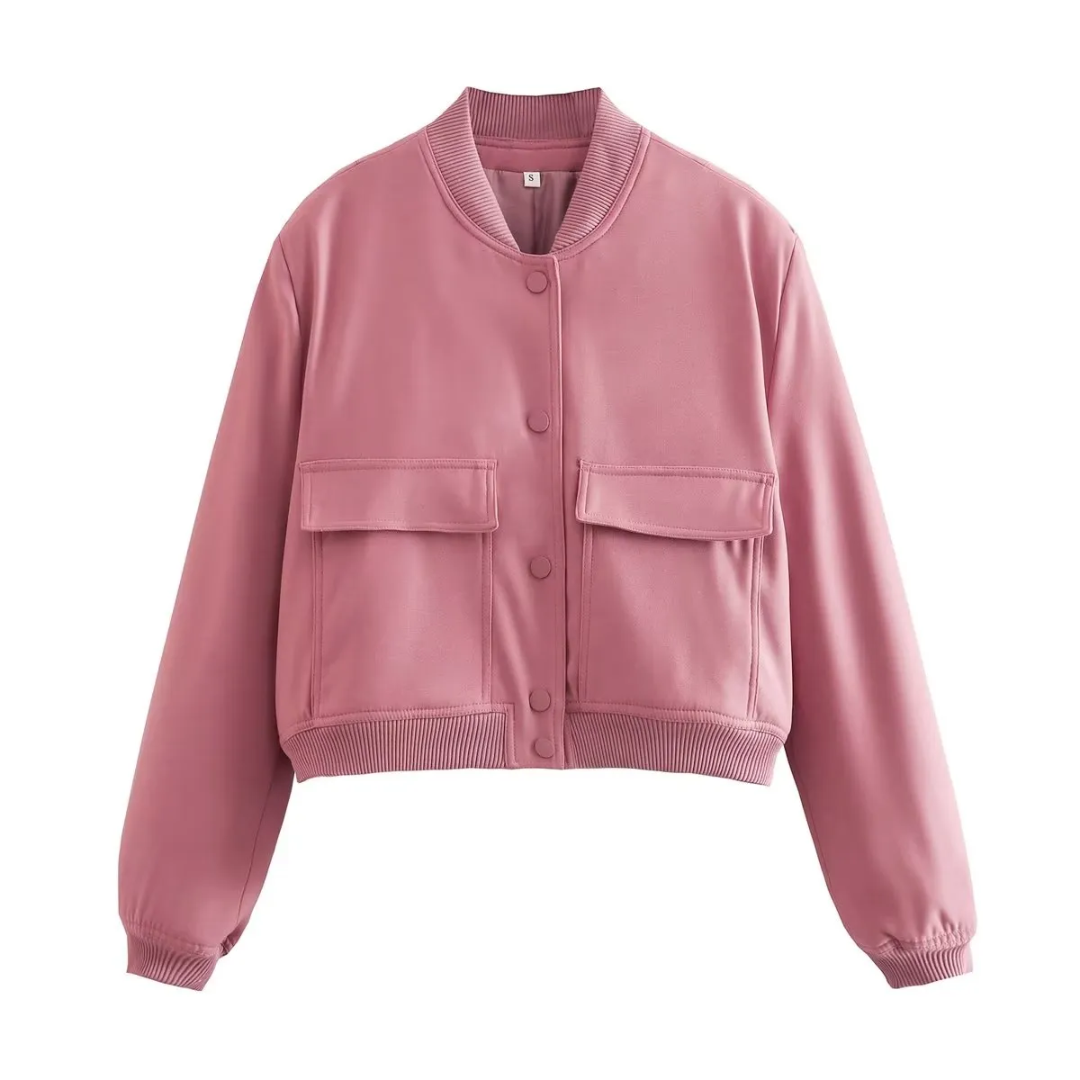 ModeGeist | Gekürzte Varsity Jacke - Stilvoll & Lässig