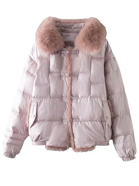 ModeGeist | Lockere Pufferjacke - Warm & Vintage