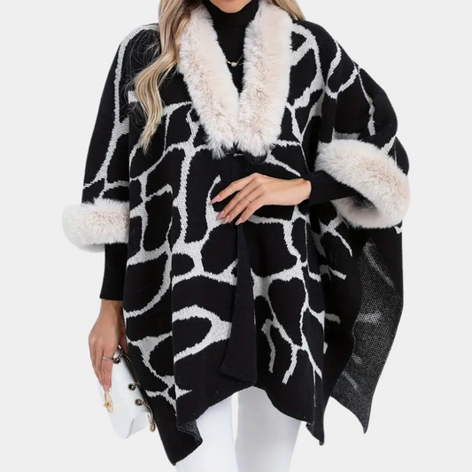 ModeGeist | Stylischer fluffiger Mantel für Damen für die Herbstsaison - ModeGeist