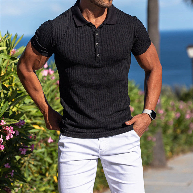 Klassisches Herren-Poloshirt aus Baumwolle – zeitloses Design