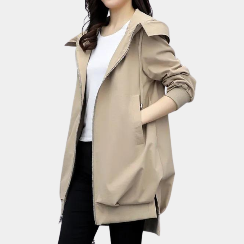 ModeGeist | Moderne Lange Jacke für Damen für den Herbst