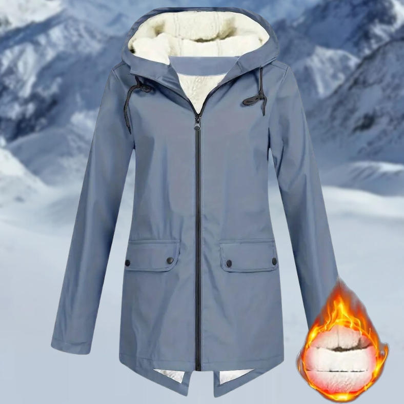 ModeGeist | Wasserdichte Jacke mit Kordelzug