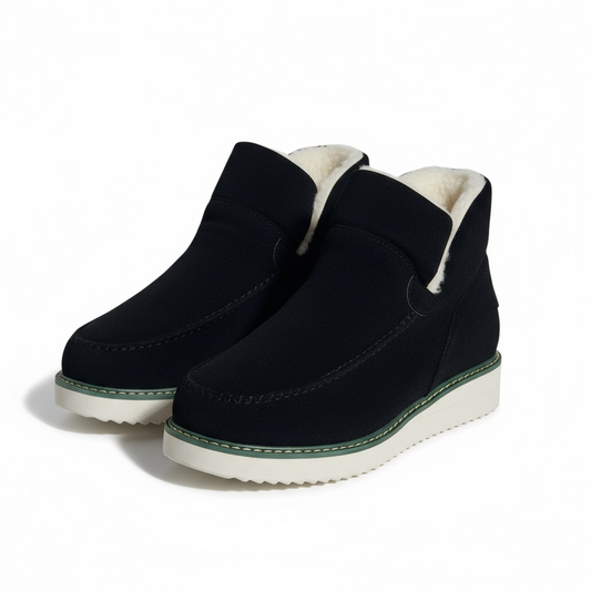 MODEGEIST Damen Ankle-Boots Gepolstert Schwarz