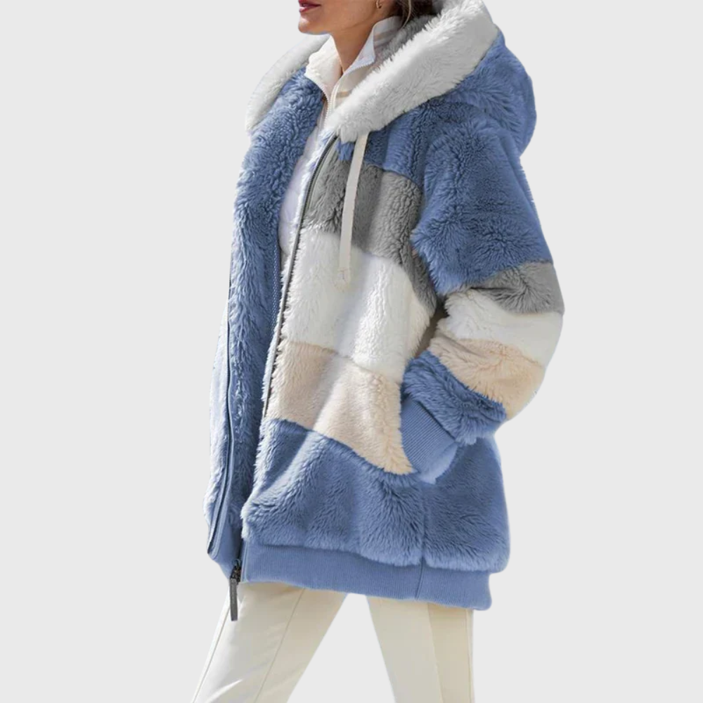 MODEGEIST Damen Winterjacke Isolierung Kapuze
