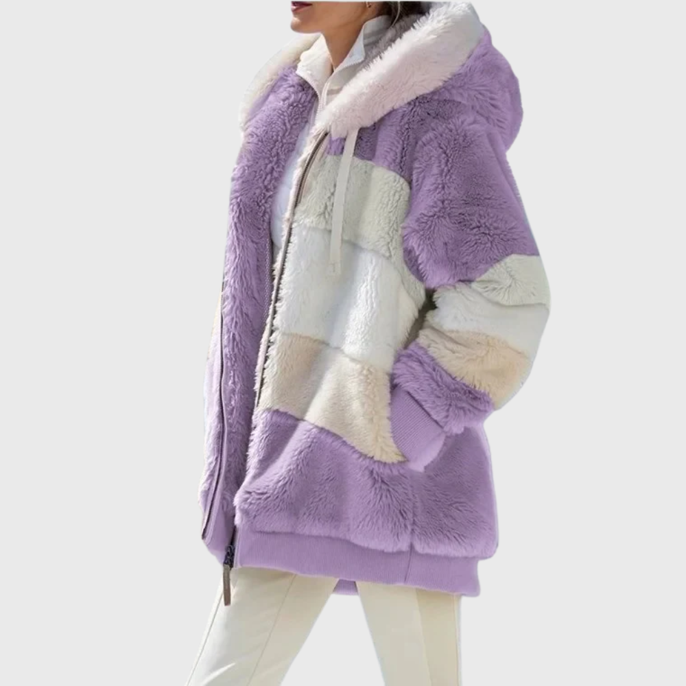 MODEGEIST Damen Winterjacke Isolierung Kapuze Verstellbar