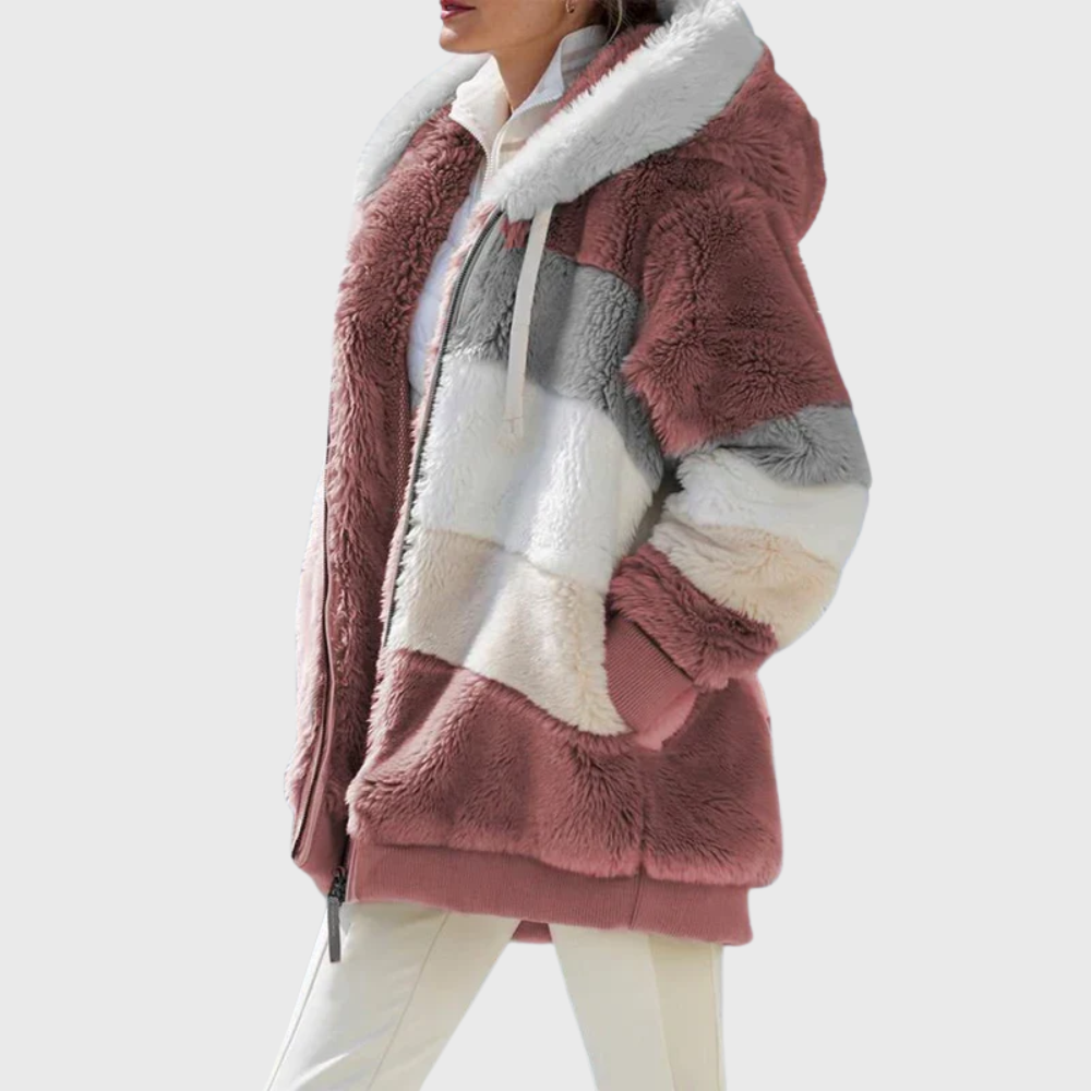 MODEGEIST Damen Winterjacke Isolierung Kapuze Verstellbar