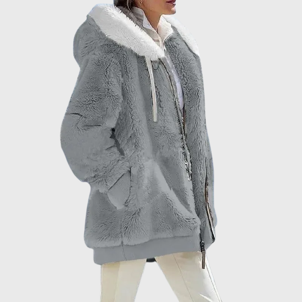 MODEGEIST Damen Winterjacke Isolierung Kapuze Verstellbar