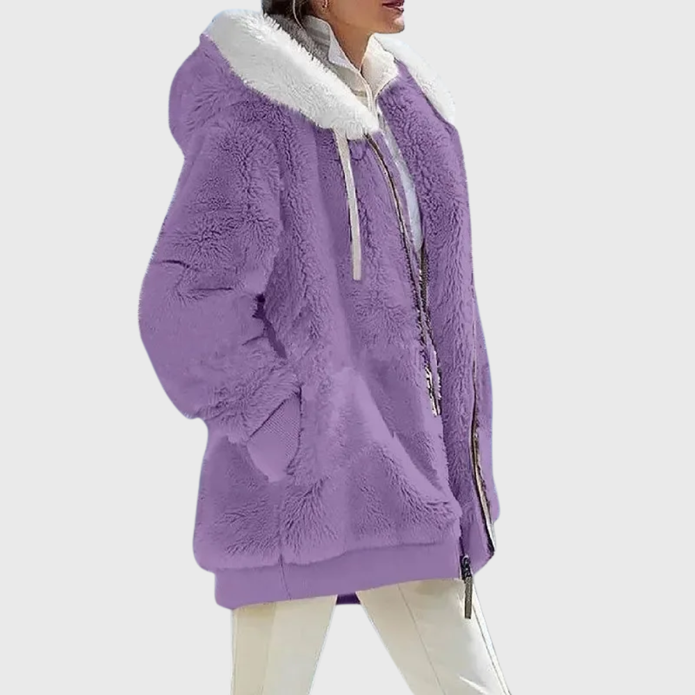 MODEGEIST Damen Winterjacke Isolierung Kapuze Verstellbar