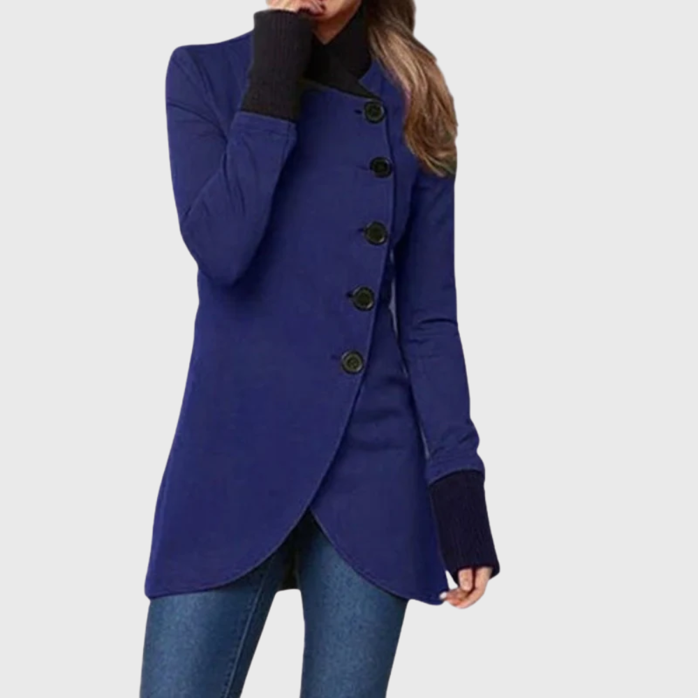 MODEGEIST Damen Wintermantel Isoliert Kapuze Tailliert Elegant Warm