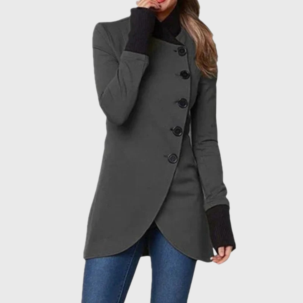 MODEGEIST Damen Wintermantel Isoliert Kapuze Tailliert Elegant Warm