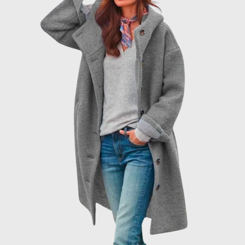 MODEGEIST Damen Classic Coat Zeitloses Design Vielseitig