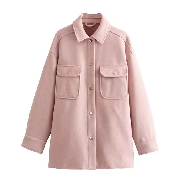 ModeGeist | Damen Wollhemdjacke