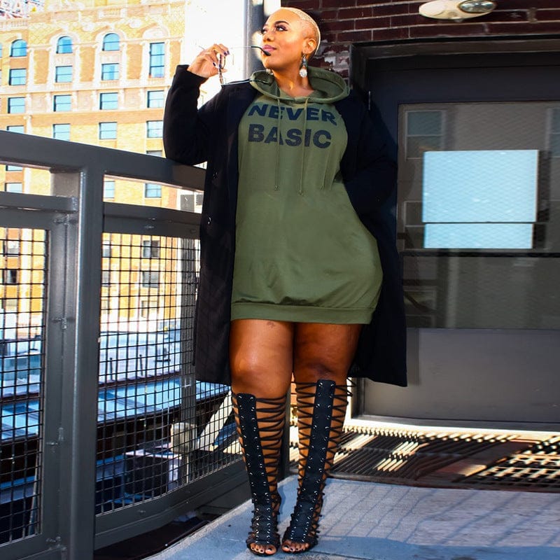 Große Damen-Hoodies von Fudus | Plus Size Kapuzenpullover