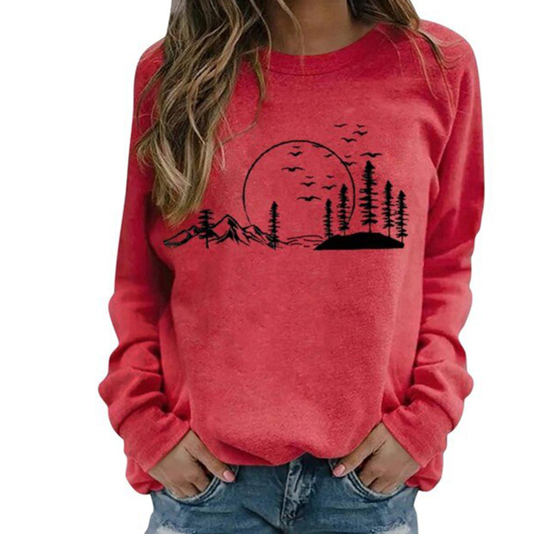 ModeGeist | Sweatshirt - Gemütliches von der Natur inspiriertes Grafik-Sweatshirt