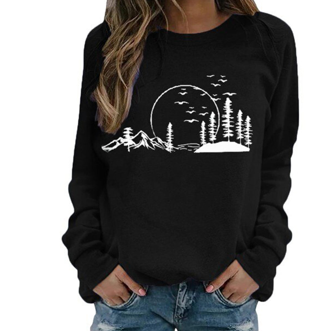 ModeGeist | Sweatshirt - Gemütliches von der Natur inspiriertes Grafik-Sweatshirt
