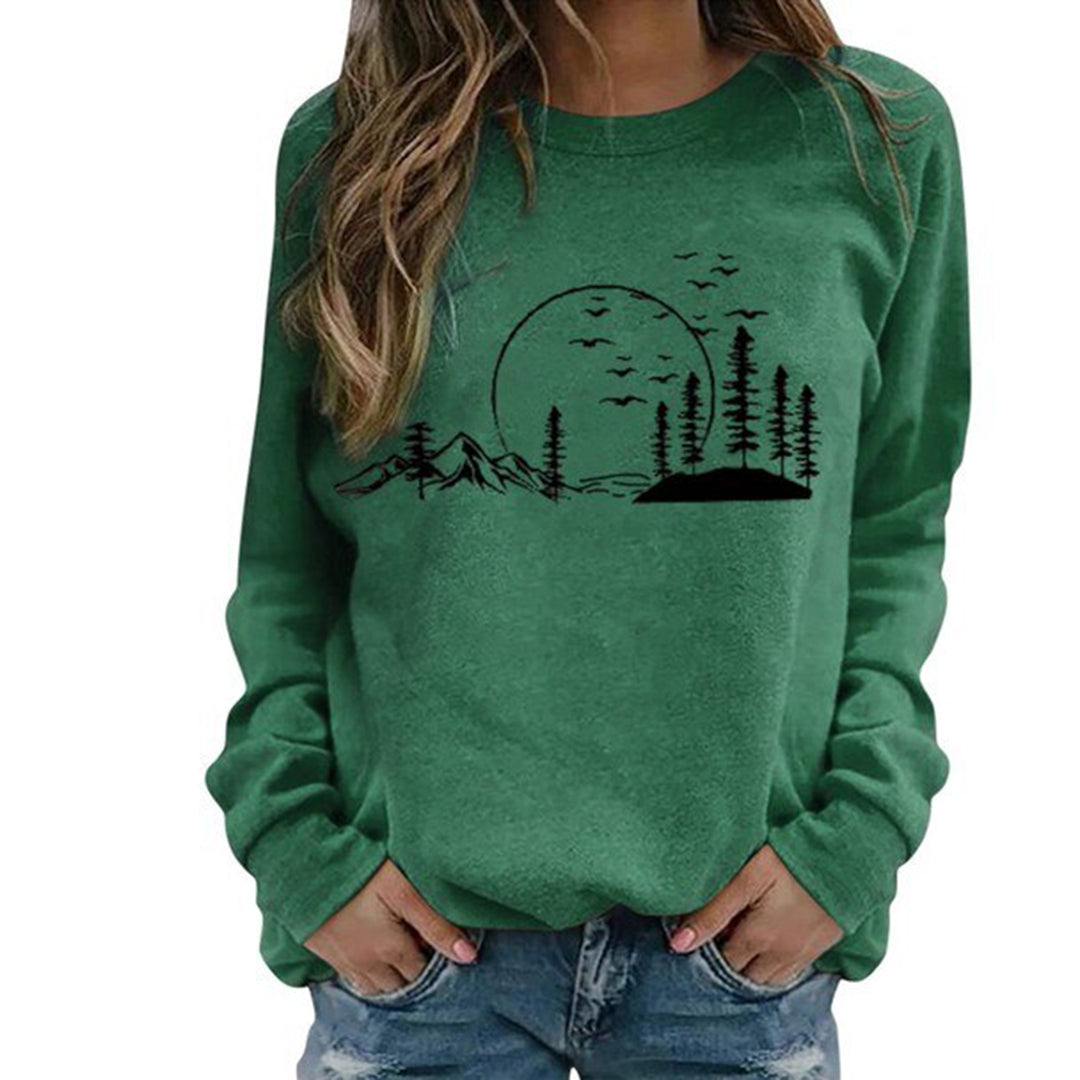 ModeGeist | Sweatshirt - Gemütliches von der Natur inspiriertes Grafik-Sweatshirt