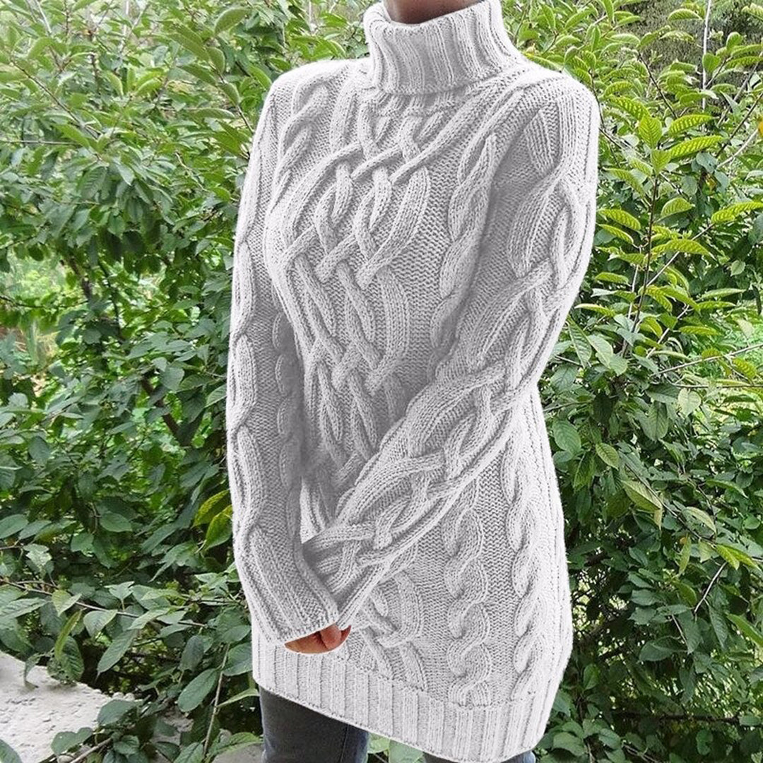 Skyla: Trendiger Damen-Rollkragenpullover im stylischen Design